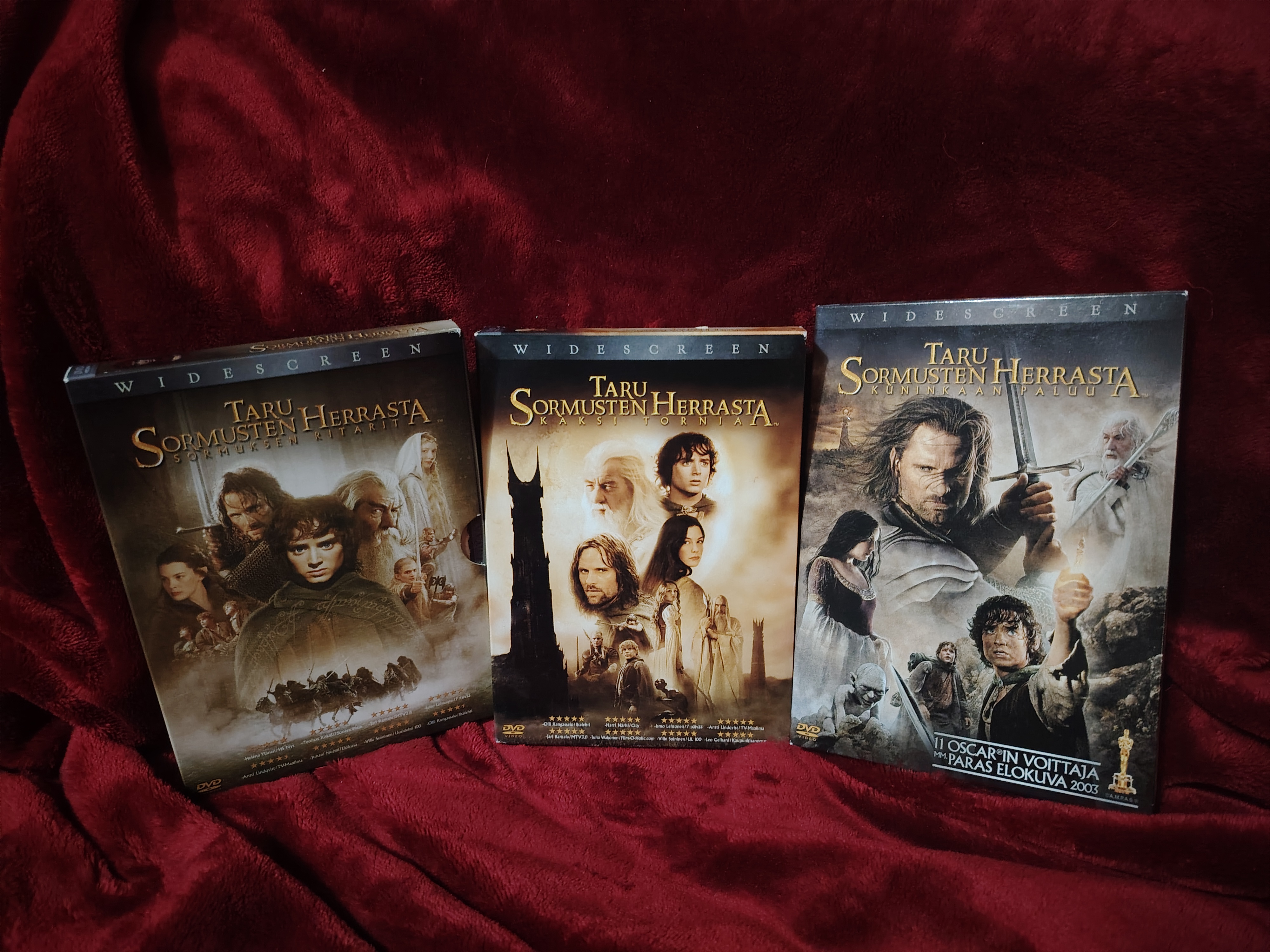 Taru Sormusten Herrasta- trilogia DVD