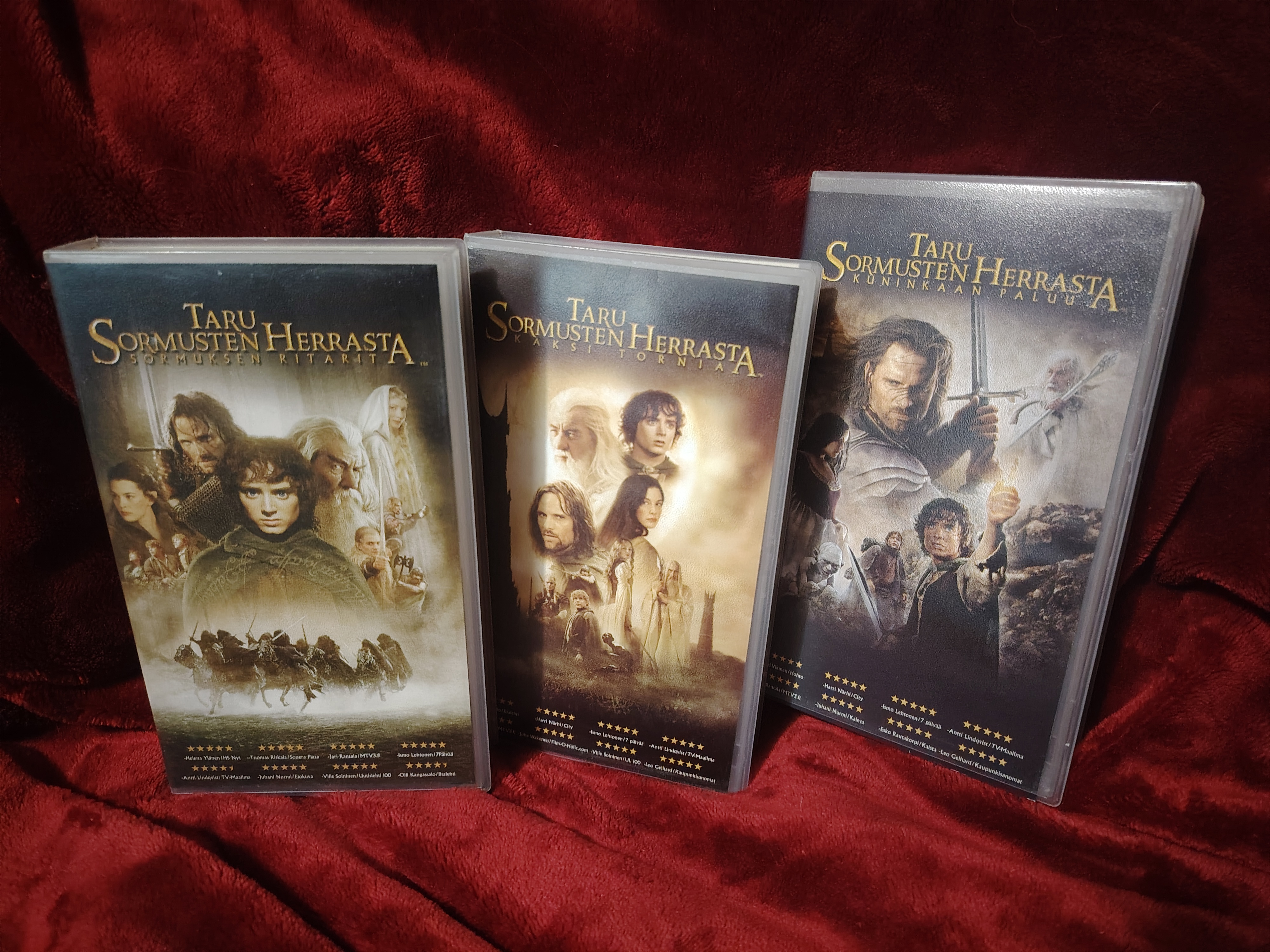 Taru Sormusten Herrasta- trilogia VHS